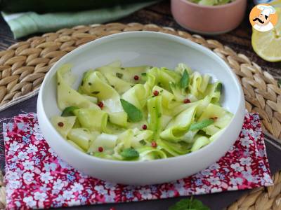 Gemarineerde courgettes, de perfecte groentencarpaccio voor de zomer! - foto 4