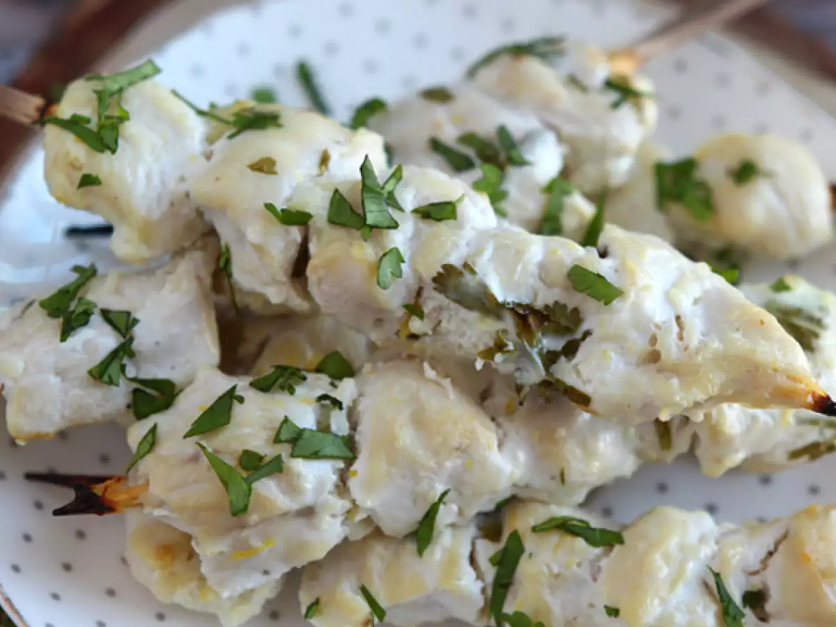 Gemarineerde kipspiesjes met yoghurt en citroen - foto 4