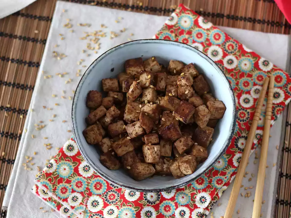 Gemarineerde tofu met Aziatische smaken (ja, je zult dol zijn op tofu na dit!) - foto 3