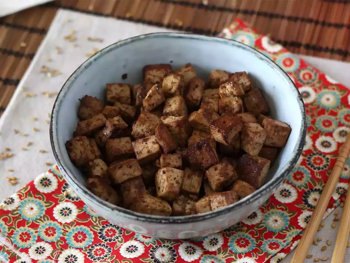 Gemarineerde tofu met Aziatische smaken (ja, je zult dol zijn op tofu na dit!) - foto 4