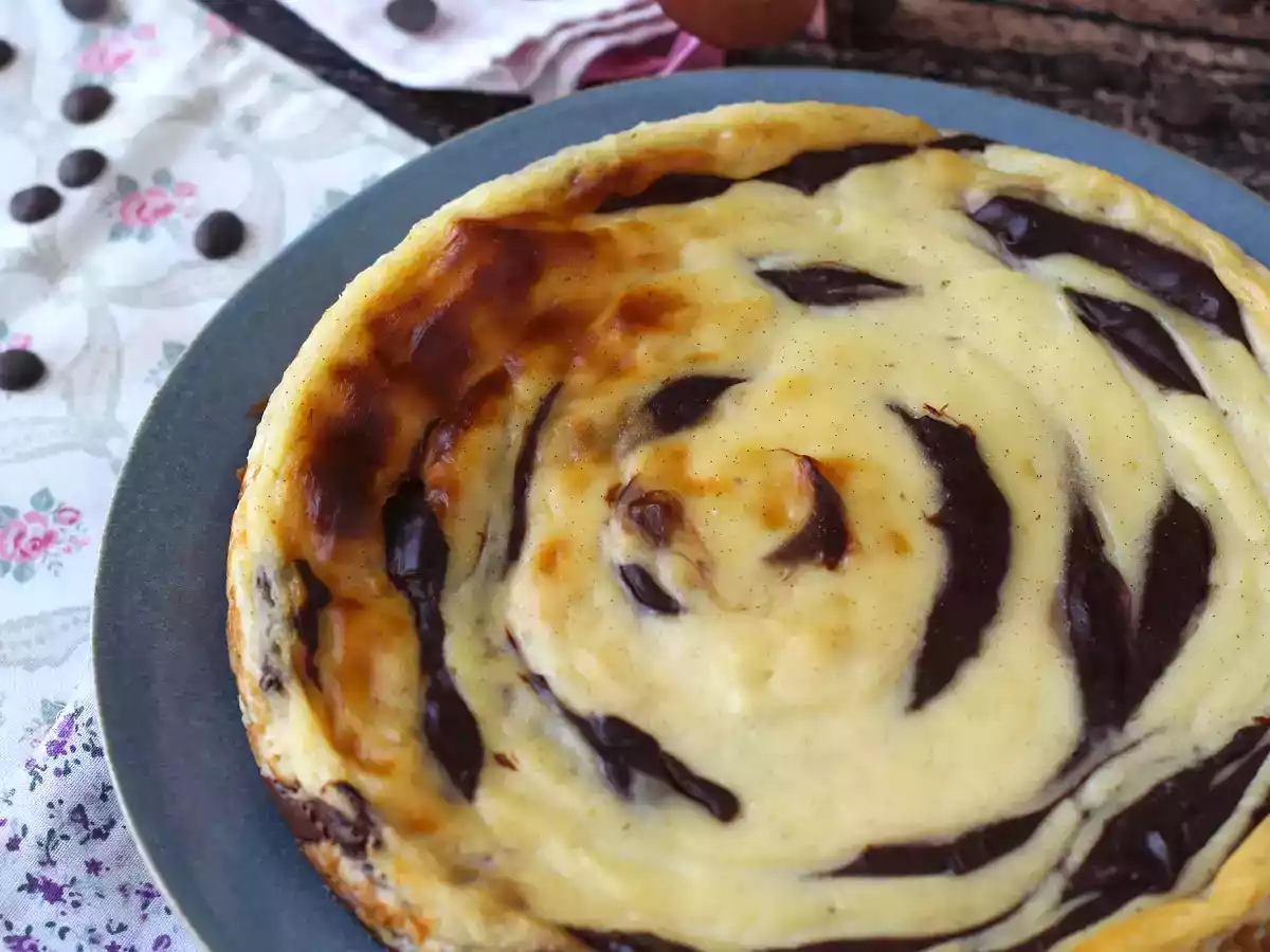 Gemarmerde vlaai zonder deeg, supermakkelijk te maken voor een gegarandeerd wow-effect - foto 4