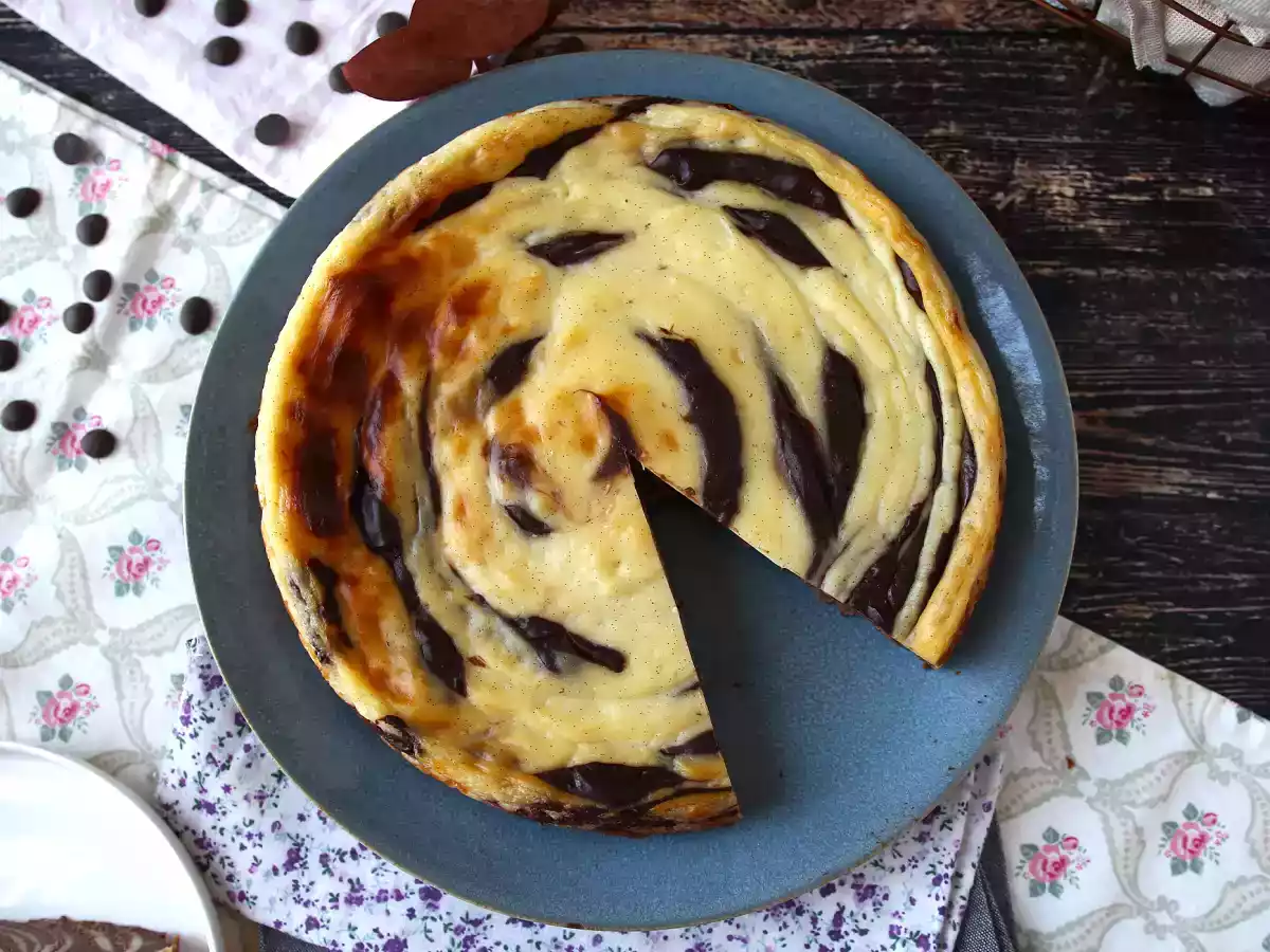 Gemarmerde vlaai zonder deeg, supermakkelijk te maken voor een gegarandeerd wow-effect - foto 6