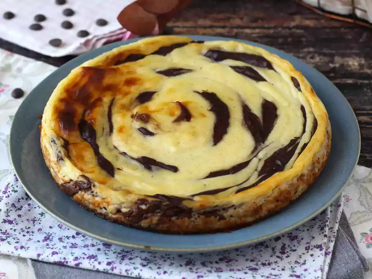 Gemarmerde vlaai zonder deeg, supermakkelijk te maken voor een gegarandeerd wow-effect - foto 8