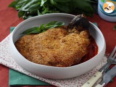 Gepaneerde aubergine Milanees maar dan vegetarisch - Air Fryer koken - foto 7