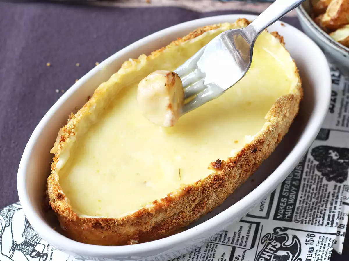 Gepaneerde Caprice des Dieux met krieltjes uit de airfryer - foto 4