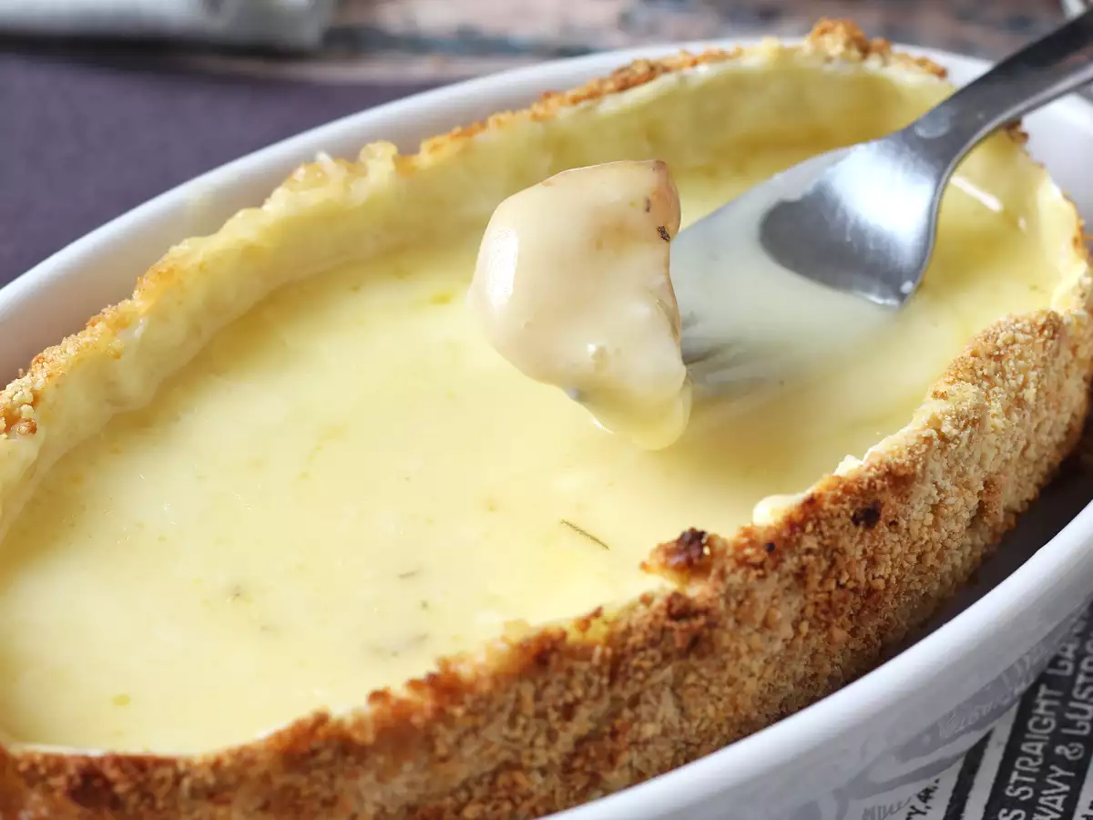 Gepaneerde caprice van de goden met airfryer-aardappeltjes - foto 2