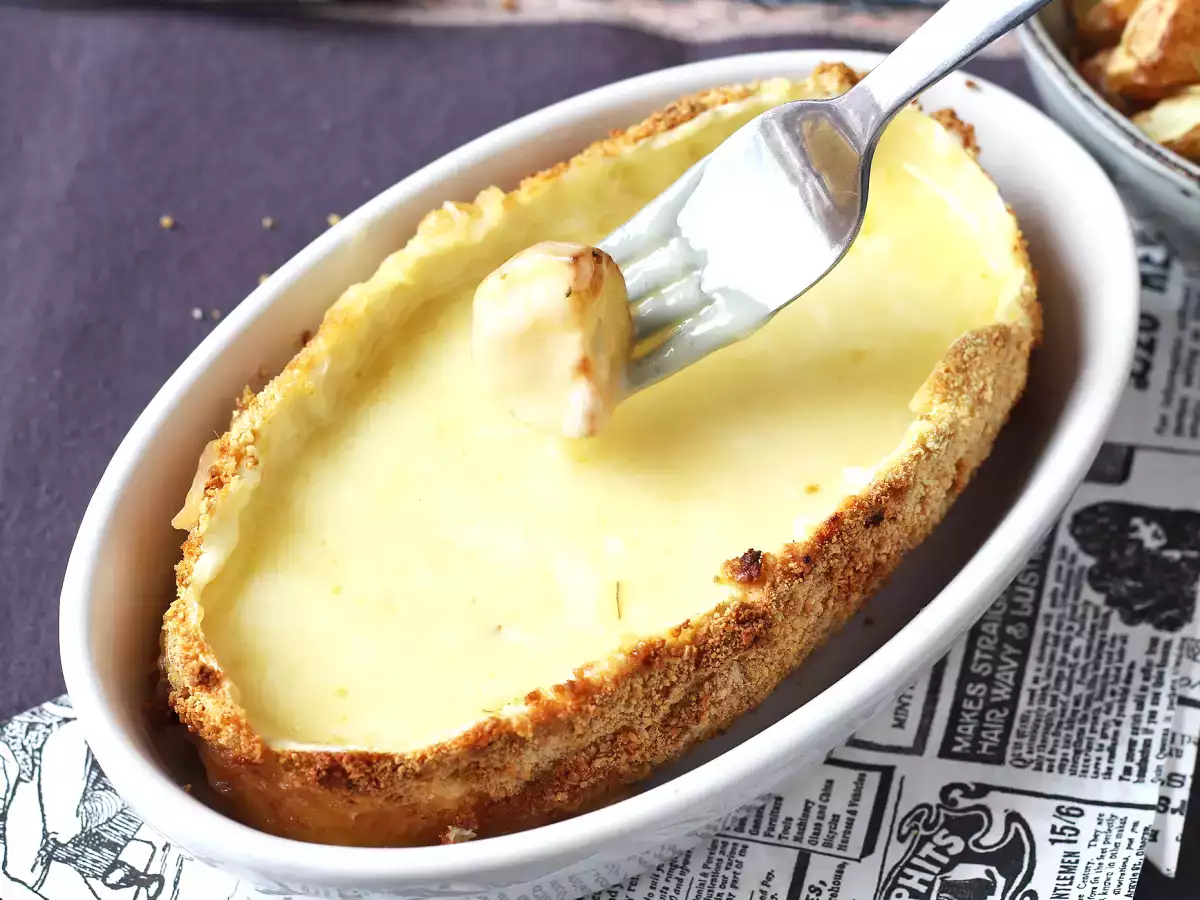 Gepaneerde caprice van de goden met airfryer-aardappeltjes - foto 4
