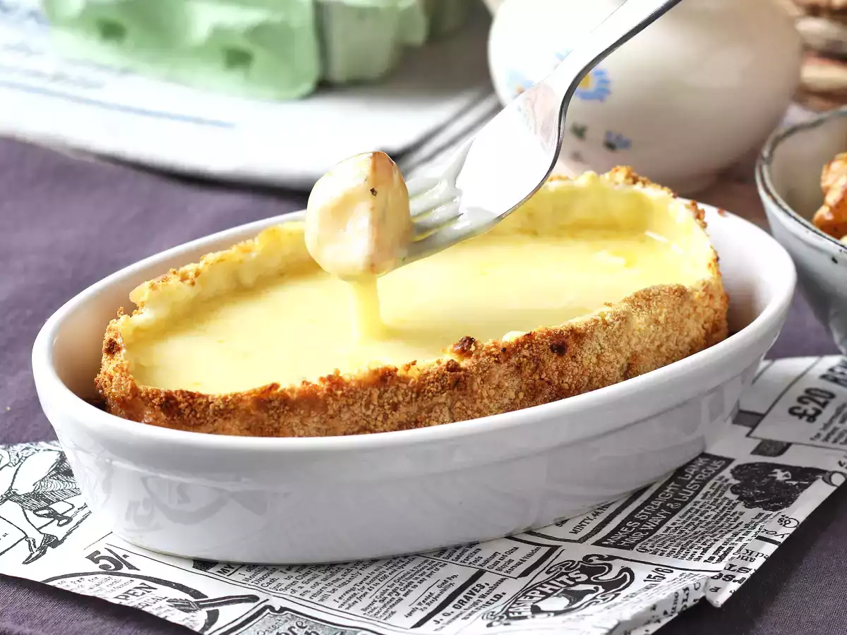 Gepaneerde caprice van de goden met airfryer-aardappeltjes - foto 6