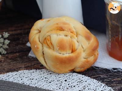 Gevlochten abrikozen brioches - foto 3