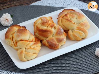 Gevlochten abrikozen brioches - foto 4