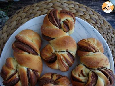 Gevlochten broodjes met Nutella - foto 4