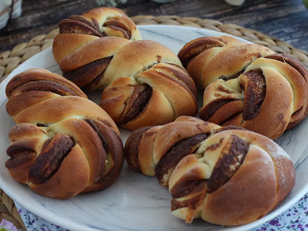Gevlochten Nutella-briochebroodjes - foto 2
