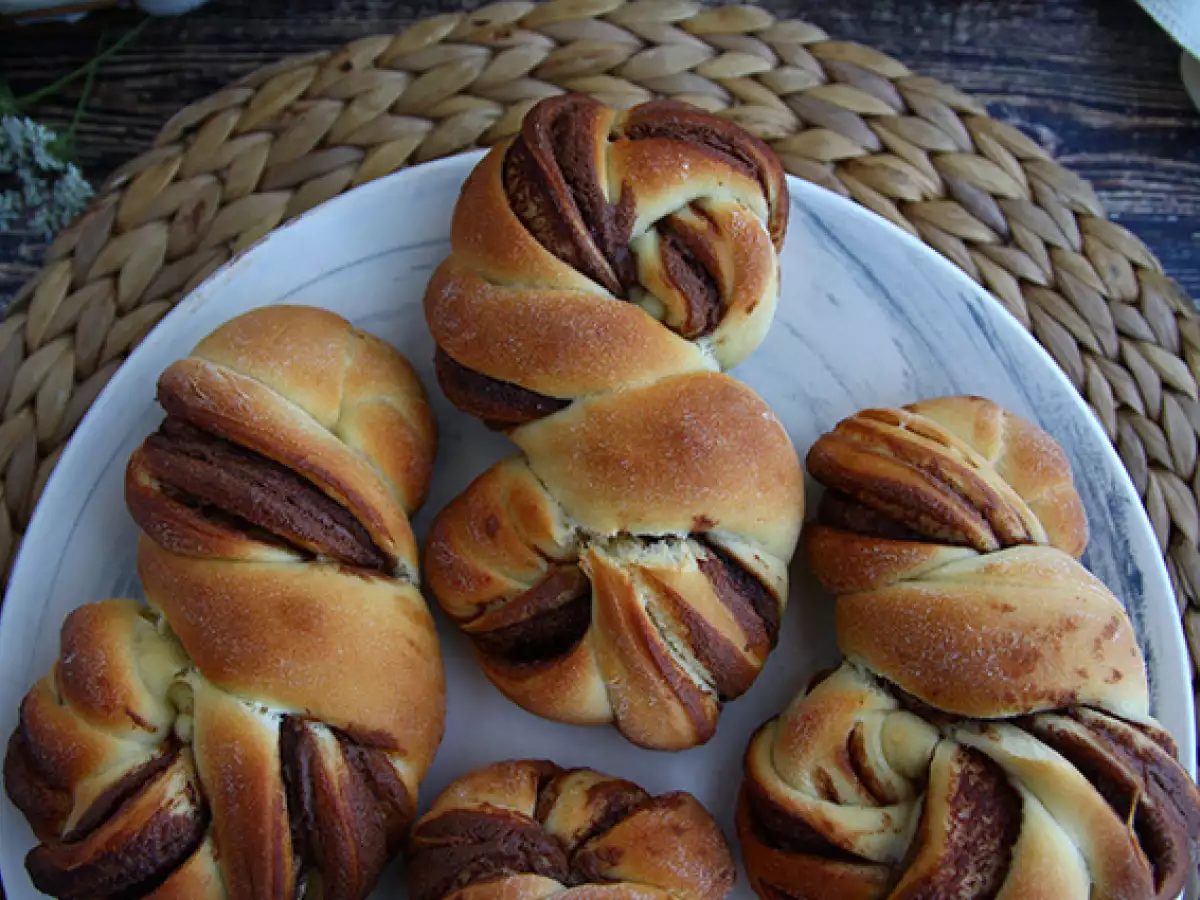 Gevlochten Nutella-briochebroodjes - foto 4