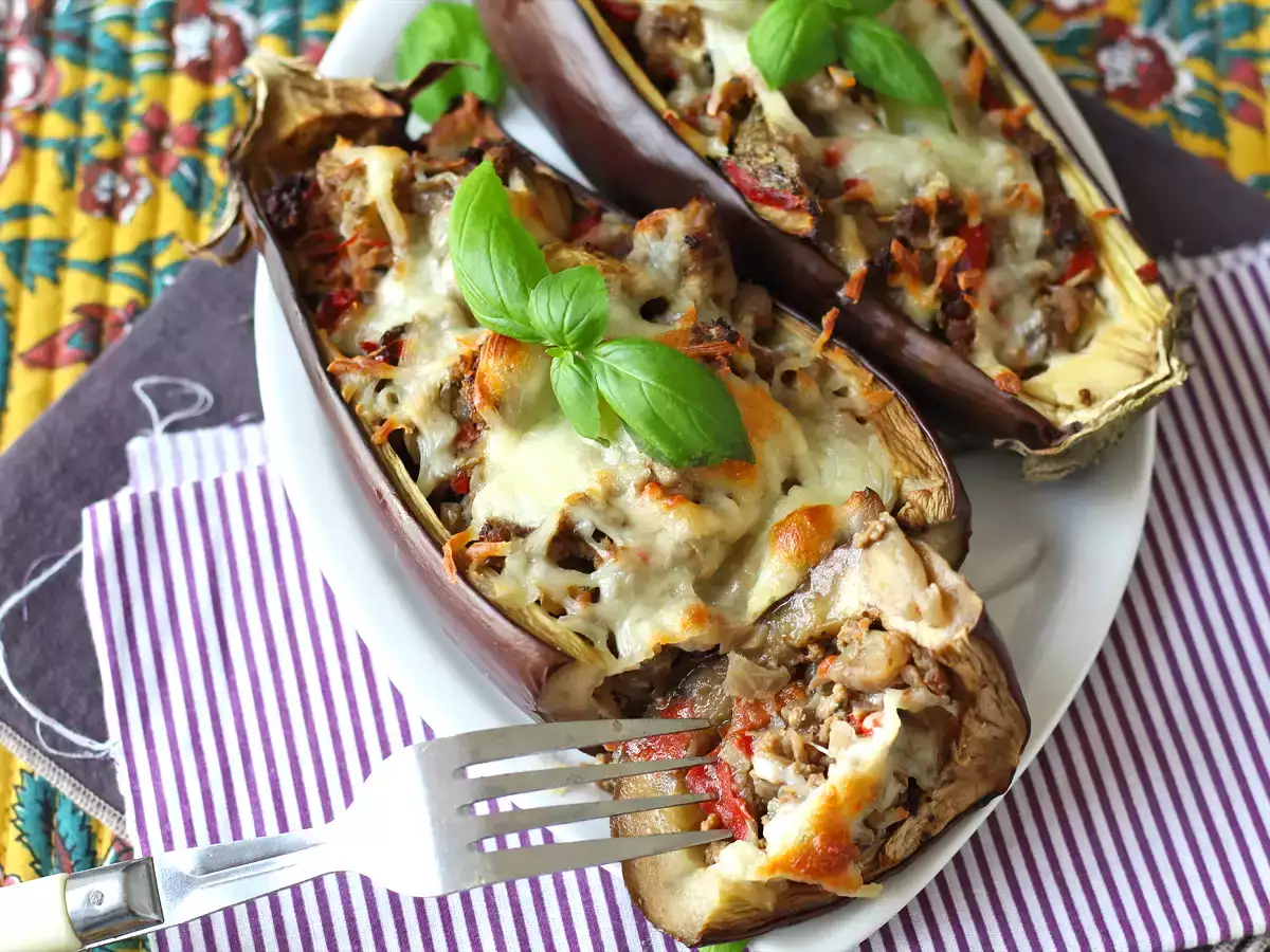 Gevulde aubergines met gegratineerde mozzarella - foto 2