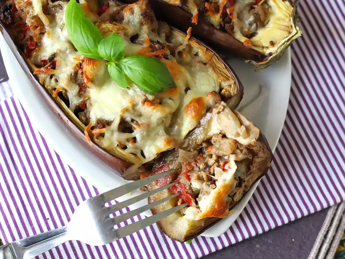 Gevulde aubergines met gegratineerde mozzarella - foto 4