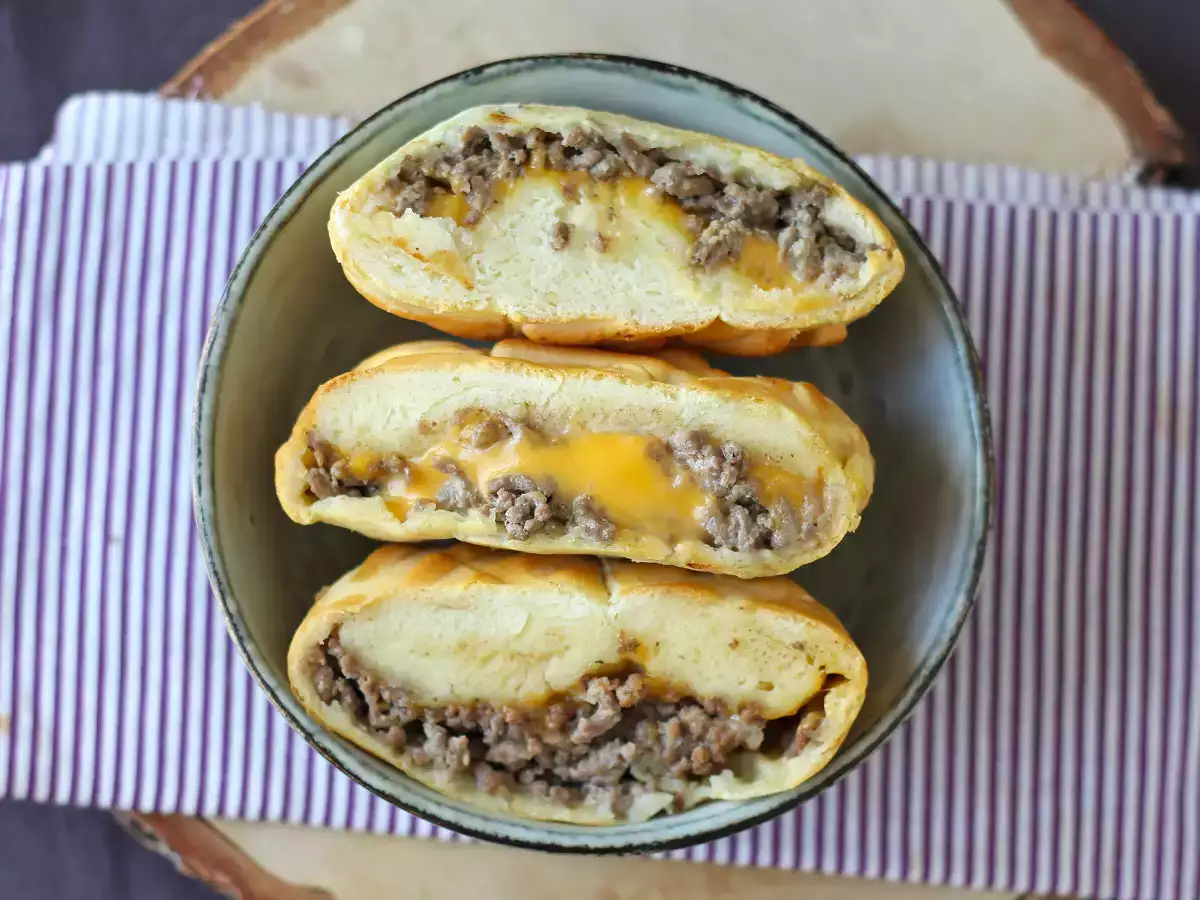 Gevulde burgerbroodjes uit de airfryer: perfect voor een snel en lekker diner - foto 4