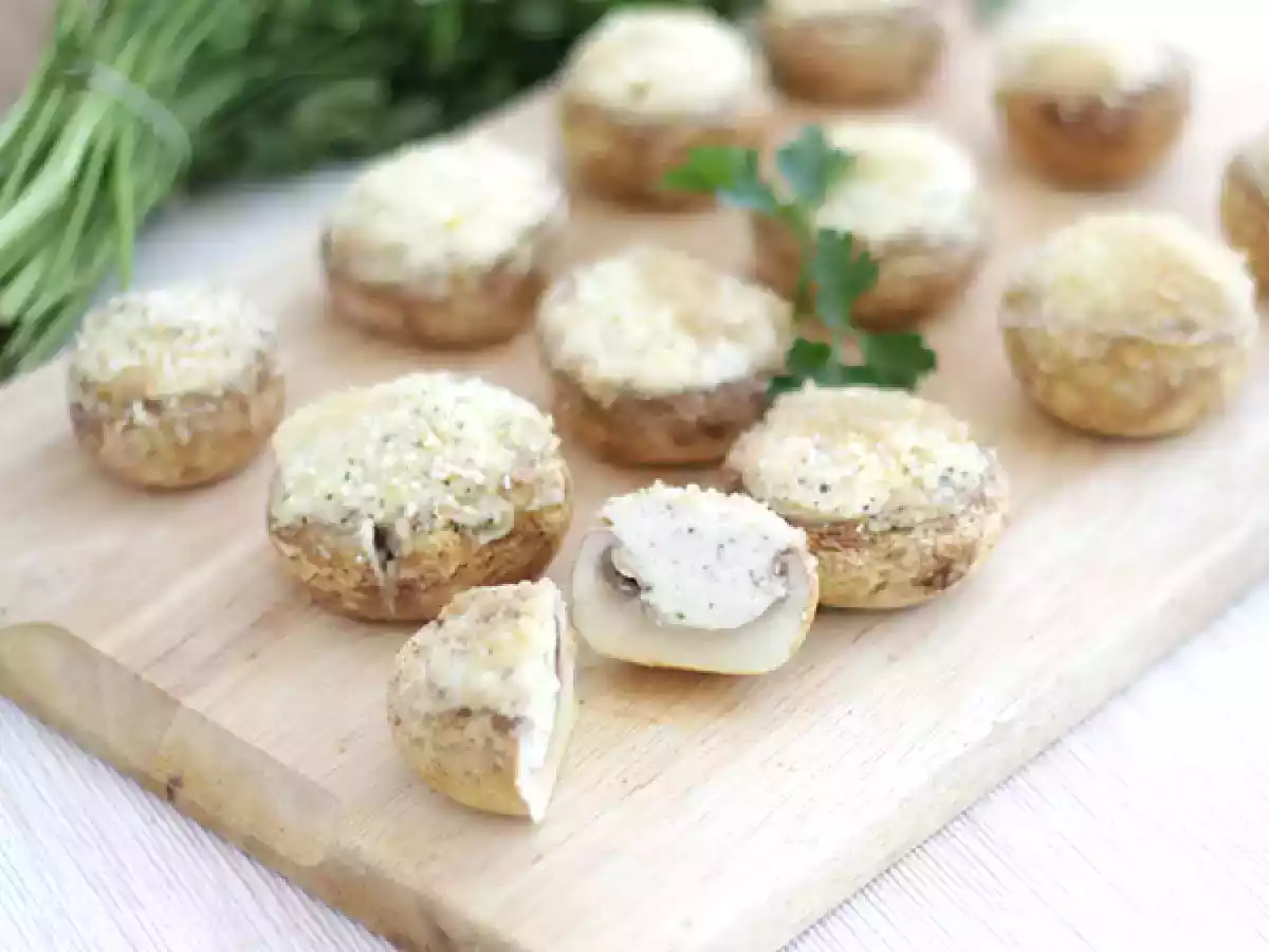 Gevulde champignons als aperitief - foto 3