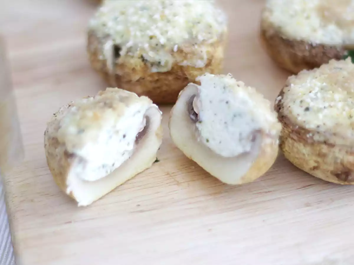 Gevulde champignons als aperitief - foto 4