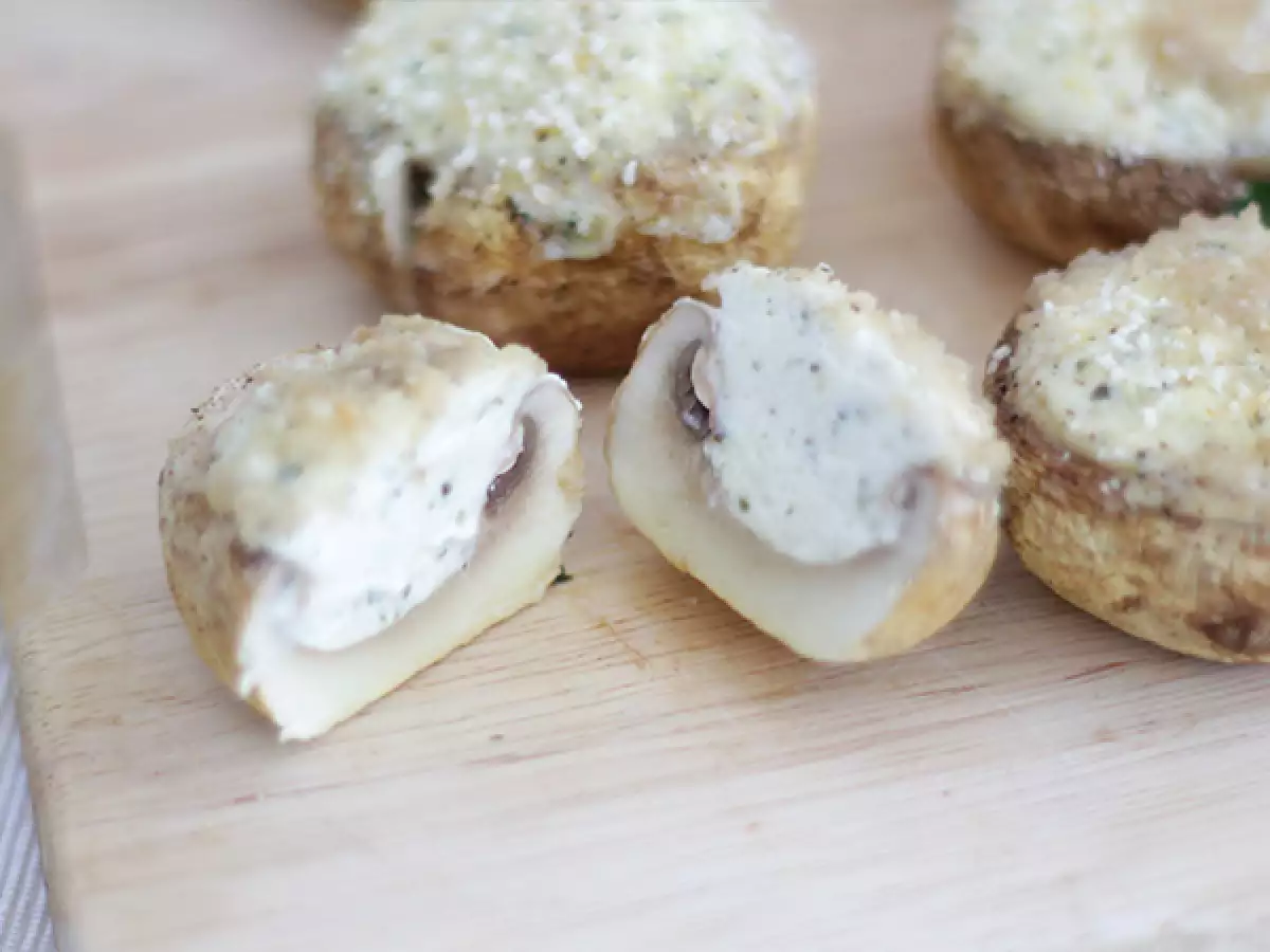 Gevulde champignons als borrelhapje - foto 4