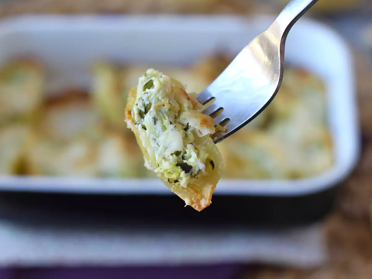 Gevulde conchiglioni met ricotta, courgette en citroen: romig en gegratineerd uit de oven - foto 7