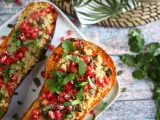 Gevulde flespompoen met quinoa en granaatappel, foto 1