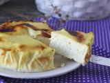 Gezonde cheesecake in een airfryer, foto 1