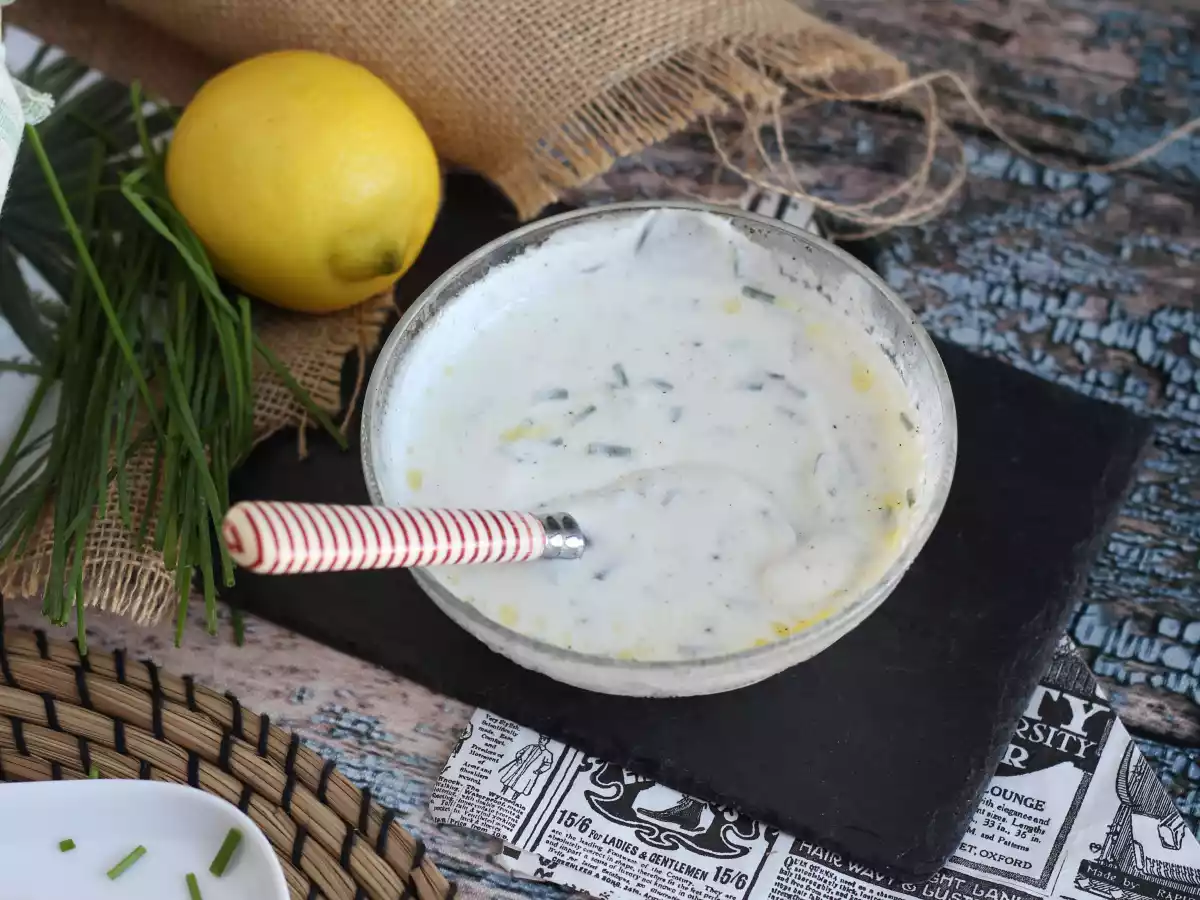 Gezonde yoghurtsaus