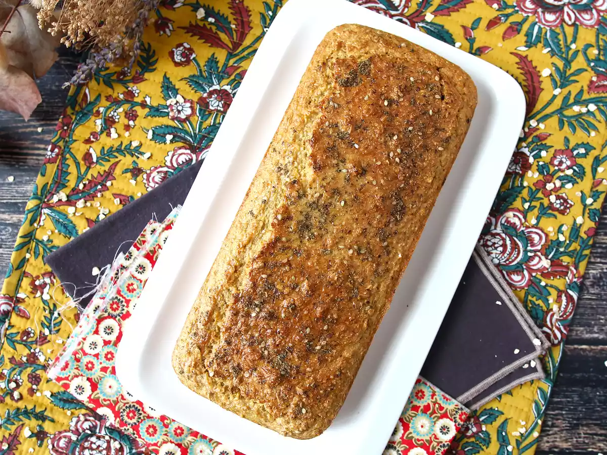 Glutenvrij havermoutbrood met yoghurt en eieren: een eiwitrijk, gezond en makkelijk te maken recept - foto 4