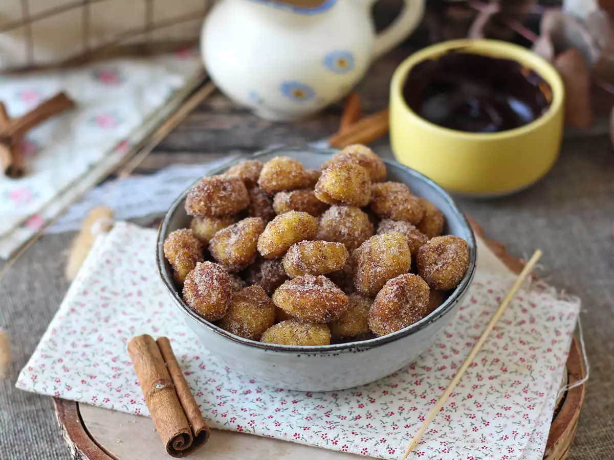 Gnocchi als churros uit de airfryer: een dessert met kaneel om van te snoepen! - foto 2