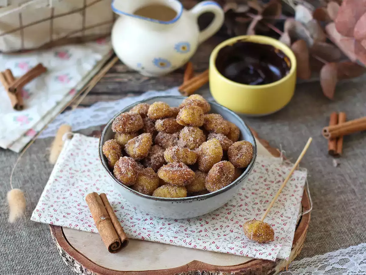Gnocchi als churros uit de airfryer: een dessert met kaneel om van te snoepen! - foto 4