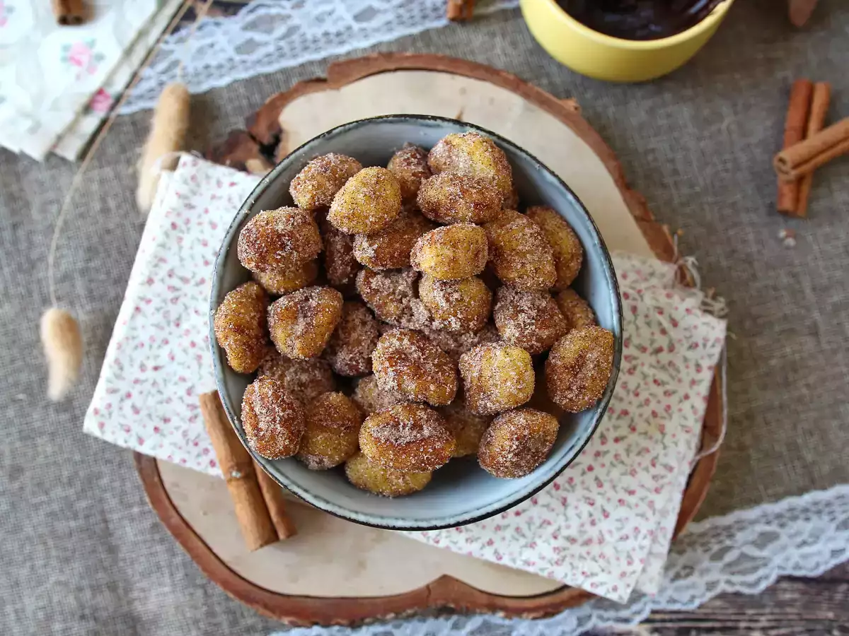 Gnocchi als churros uit de airfryer: een dessert met kaneel om van te snoepen! - foto 6