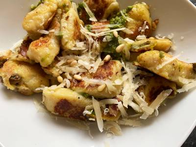 Gnocchi-mozza met groene pesto - foto 3