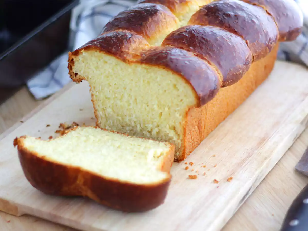 Goudkleurige en luchtige brioche - foto 3