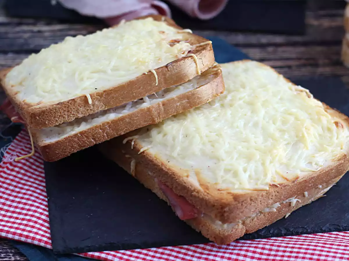 Gourmet croque-monsieur met béchamelsaus - foto 2