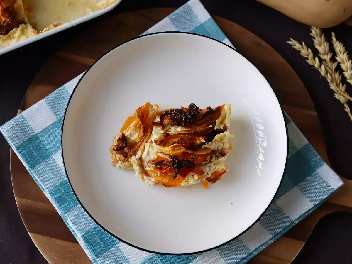 Gratin van flespompoen uit de Air Fryer in dauphinois-stijl - foto 6