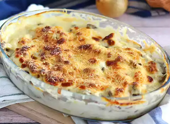 Gratin van vis, een eenvoudige en makkelijke recept