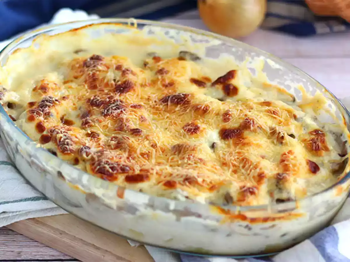 Gratin van vis, een eenvoudige en makkelijke recept