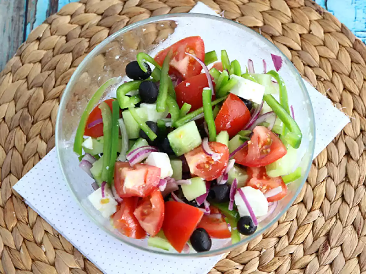 Griekse salade of horiatiki - foto 2