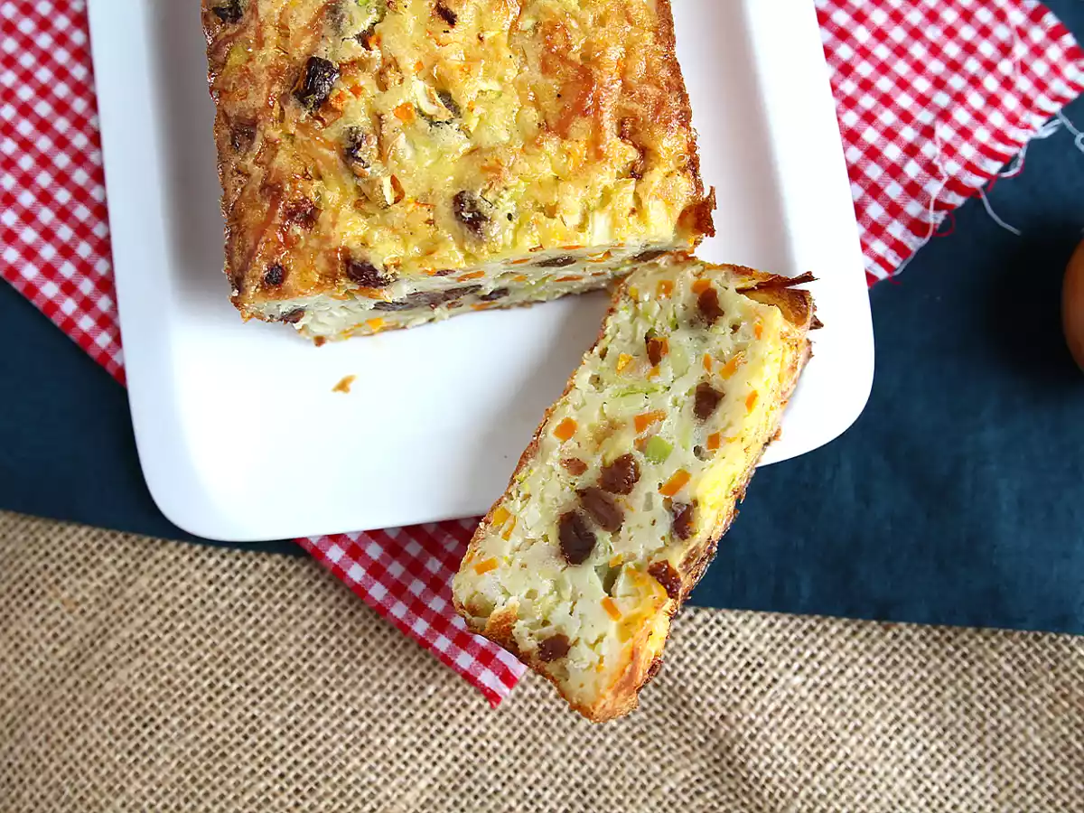 Griesmeelcake met courgettes en wortelen - foto 3
