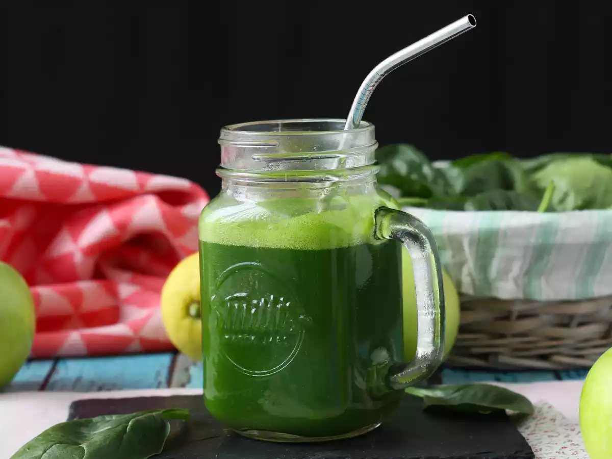 Groen detoxsap zonder extractor, voor maximale vitaminen!