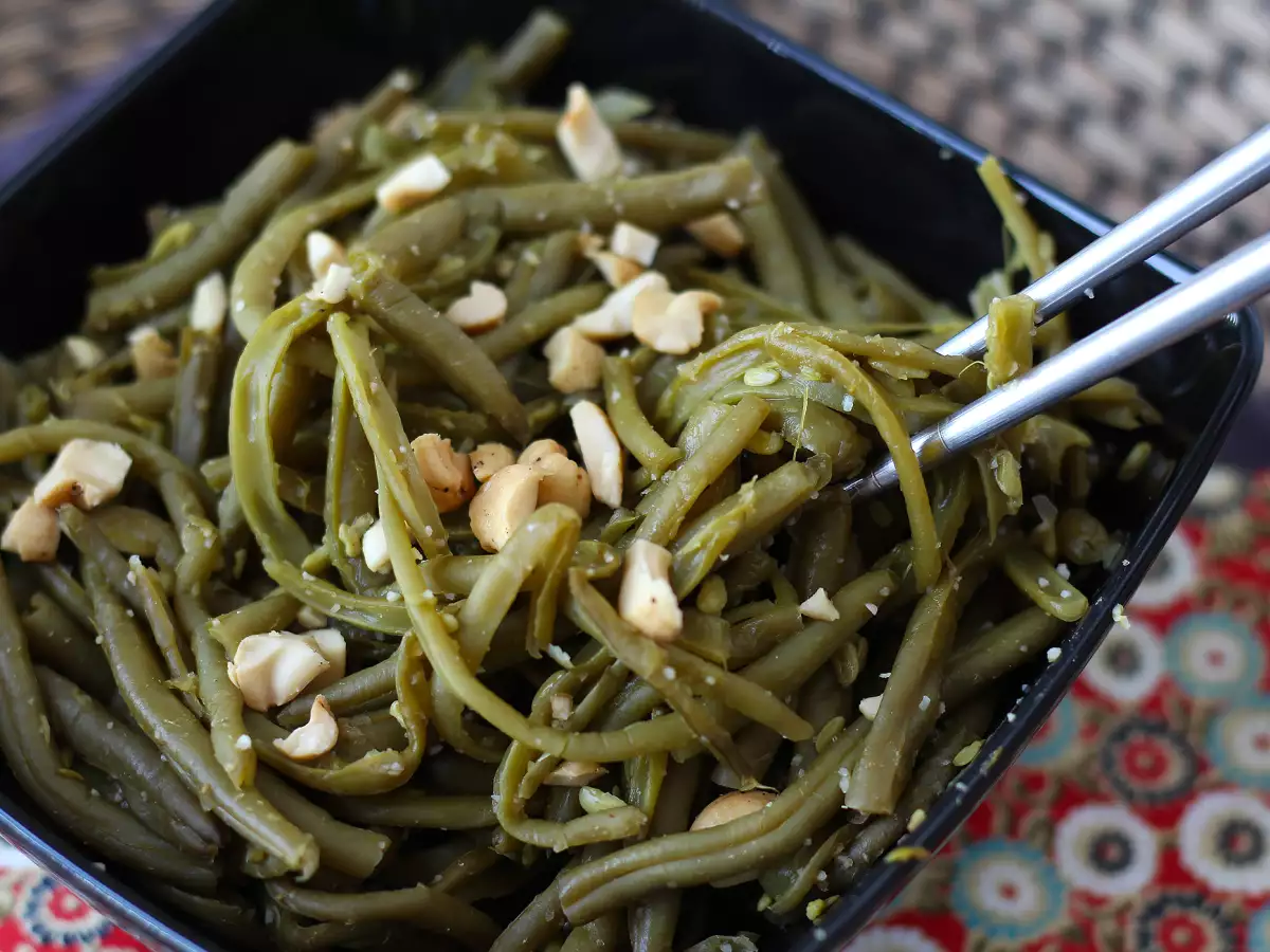 Groene bonen met Thaise saus, bereid in de Air Fryer - foto 3