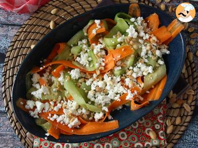 Groentetagliatelle salade met pindasaus - foto 5