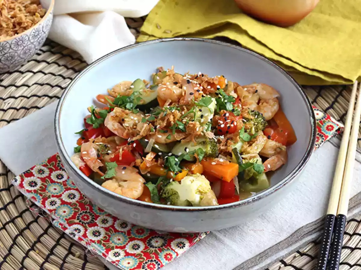 Groentewok met garnalen - foto 6