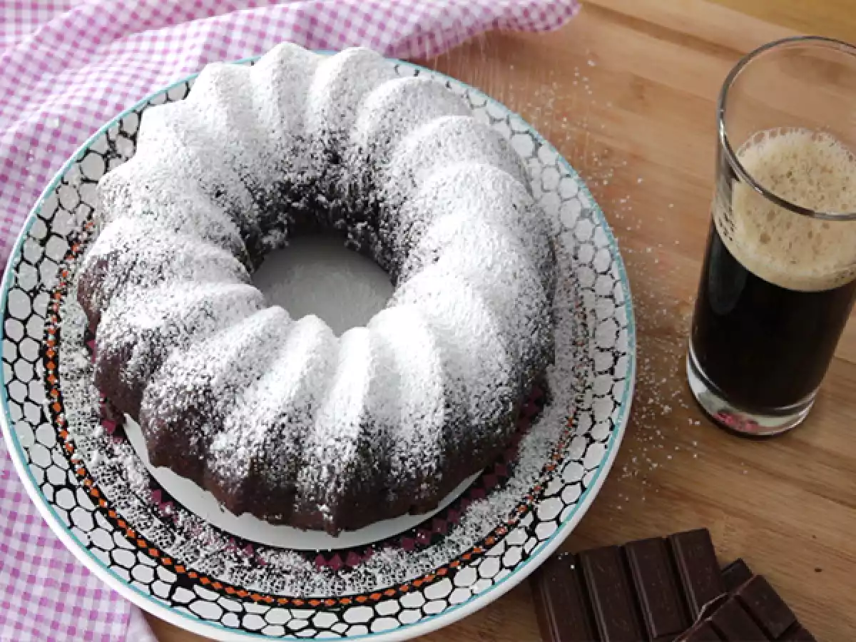 Guinness Cake, Guinness bier taart - foto 3