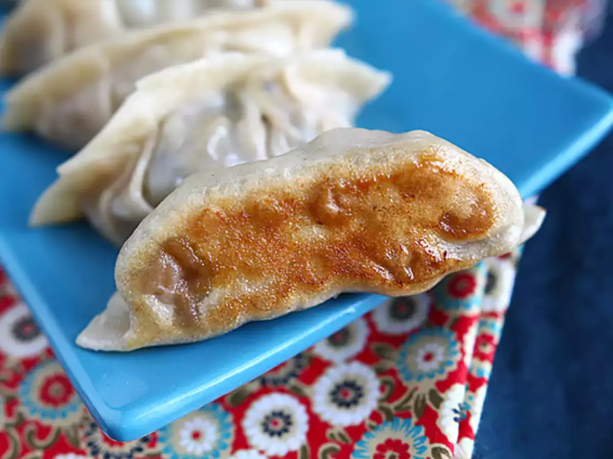 Gyoza's met kip, wortel en champignons - foto 8