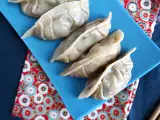 Gyoza's met kip, wortel en champignons, foto 3