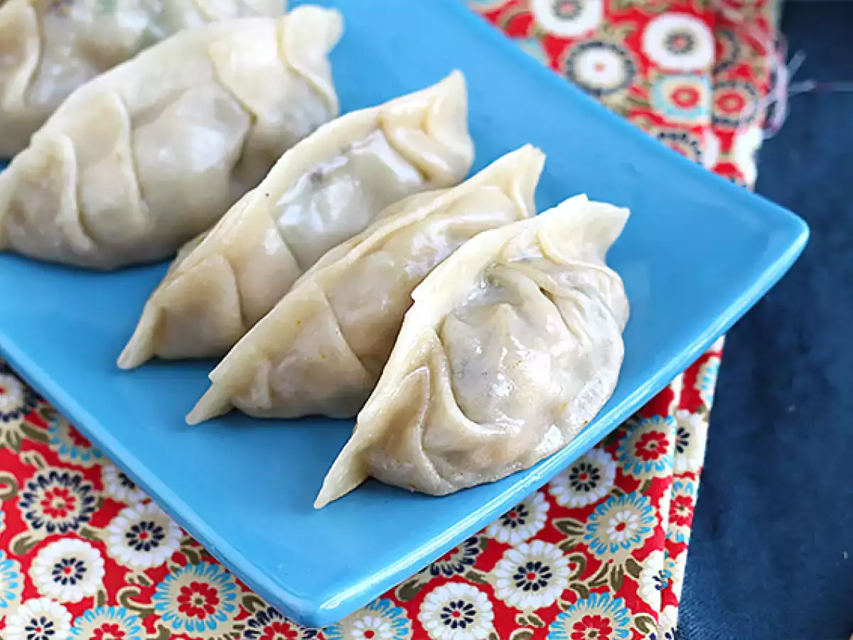 Gyoza's met kip, wortels en champignons - foto 7