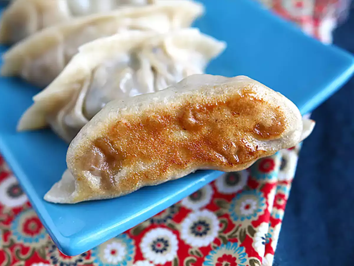 Gyoza's met kip, wortels en champignons - foto 8