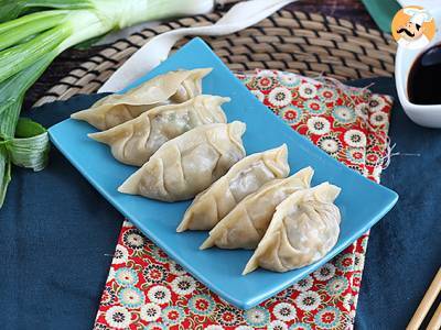 Gyoza's met kip, wortels en champignons - foto 2