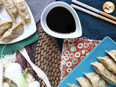 Gyoza's met kip, wortels en champignons - foto 3